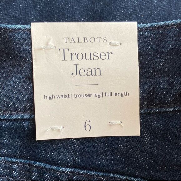 NWT Talbots Luna Wash Trouser Jeans Size 6 - Picture 11 of 15